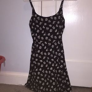 Black forever 21 flower dress